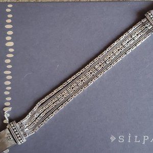 Silpada Six Strand .925 Sterling Bracelet